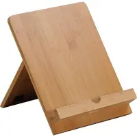 Kesper FSC Luxe Kookboek- en Tabeletstandaard - FSC Bamboe - Afm. 18 x 19.2 x 23 Cm.