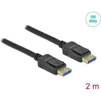 DeLOCK DisplayPort-kabel 10K, 60 Hz, 54 Gbps, 2 m, Plastic behuizing
