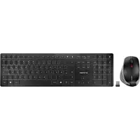 Cherry DW 9500 Slim, Draadloze muis-toetsenbordset, Bluetooth en RF-overdracht, Ergonomisch ontwerp, Duitse QWERTZ-indeling
