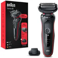 Braun Series 5 51-R1200s - Elektrisch Scheerapparaat Mannen - Met Precisietrimmer - Rood