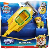 Spin Master Aqua Pups - Transformerend Hammerhead Shark-voertuig met Rubble-Speelfiguur