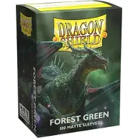 Arcane Tinmen 100 Box Sleeves Matte Forest Green