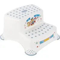 Keeeper PAW Patrol - Opstapje - antislip platform - max 120kg - Wit/Blauw 2 Treden