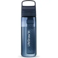 LifeStraw Go 2.0 Water Filter Bottle, Aegan Sea, 650 ML, donkerblauw