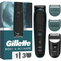 Gillette Braun Body & Intimate Elektrische Trimmer i5 – Voor body en intieme zone – Zwart
