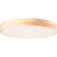 Brilliant Houten Plafondlamp Slimline Ø 50cm