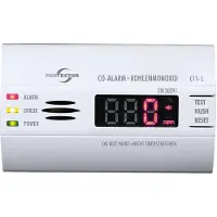 Protector C11-L Koolmonoxidemelder werkt op batterijen Detectie van Koolmonoxide