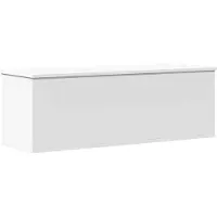 vidaXL Opbergbox 102x35x35 cm bewerkt hout wit