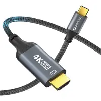 Sonero USB-C naar HDMI kabel - 4K60, 18Gbps - grijs/zwart 1,00m