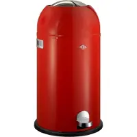 Wesco Kickmaster Prullenbak | Pedaalemmer | 33 Liter | Metaal - Rood | Afvalemmer - Made in Germany