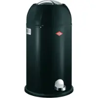 Wesco Kickmaster Prullenbak | Pedaalemmer | 33 Liter | Metaal - Matzwart | Afvalemmer - Made in Germany