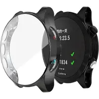 Strap-it TPU case - zacht bescherm hoesje geschikt voor Garmin Forerunner 935 / 945 - zwart