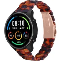 Strap-it Resin bandje geschikt voor Xiaomi Mi Watch / Xiaomi Watch S1 / Watch S1 Pro / Watch 2 Pro - Active - lava