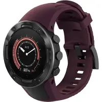 Strap-it Siliconen Smartwatch bandje - Geschikt voor Suunto 5 siliconen bandje - aubergine - Horlogeband / Polsband / Armband