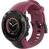 Strap-it Siliconen Smartwatch bandje - Geschikt voor Suunto 5 siliconen bandje - rosé rood - Horlogeband / Polsband / Armband
