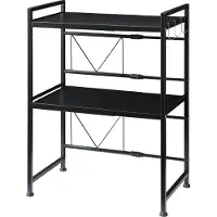 En.casa Magnetron rek Sorsele keukenrek 79x40-63x32 cm zwart []