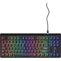 Qware Gaming-toetsenbord Jacksonville Tkl Membrane Azerty Zwart (qw Gmk-6500be)