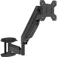 vidaXL Monitorbeugel voor wandmontage, geschikt voor schermen tot 27 inch, met gasveer, draagvermogen 10 kg