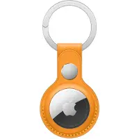 Apple Leather Key Ring voor de AirTag - California Poppy