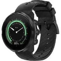 Strap-it Siliconen Smartwatch bandje - Geschikt voor Suunto 9 - Baro siliconen bandje - zwart - Horlogeband / Polsband / Armband