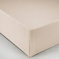 Belmarti geplooide bedrok 150 x 200 cm - 32 cm hoog - beige