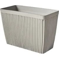 Beliani SISAL - Bloempot - Beige - 58 x 28 cm - Steenmengsel