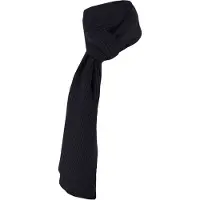 Sarlini Gebreide Langwerpige Unisex Sjaal Navy