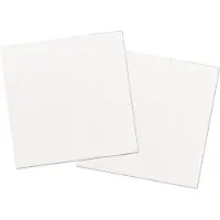 Folat Feest Servetten - 40x - wit - 33 x 33 cm - papier - lunch/diner servetjes