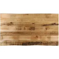 vidaXL Tafelblad met natuurlijke rand 120x60x2,5 cm massief mangohout
