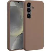 Accezz Liquid Silicone Backcover met MagSafe voor de Samsung Galaxy S24 - Lichtbruin