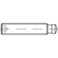 Toolcraft 138189 Stifttap M6 50 mm Staal Gebruineerd 10 stuk(s)