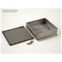 Hammond Electronics 1590WQF Universele behuizing 120 x 120 x 34 Aluminium Natuur 1 stuk(s)