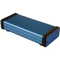 Hammond Electronics 1455C1201BU Universele behuizing 120 x 54 x 23 Aluminium Blauw 1 stuk(s)
