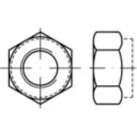 Toolcraft 139787 Borgmoeren M12 DIN 6925 Staal Galvanisch verzinkt 100 stuk(s)