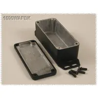 Hammond Electronics 1590WAFBK Universele behuizing 92.5 x 38.5 x 31 Aluminium Zwart 1 stuk(s)