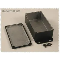 Hammond Electronics 1590WNFBK Universele behuizing 121 x 66 x 40 Aluminium Zwart 1 stuk(s)