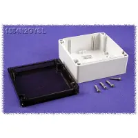 Hammond Electronics 1554N2GYSL Universele behuizing 120 x 120 x 60 Polycarbonaat Grijs 1 stuk(s)