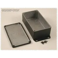 Hammond Electronics 1590WPFBK Universele behuizing 153 x 82 x 50 Aluminium Zwart 1 stuk(s)
