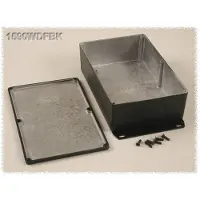 Hammond Electronics 1590WDFBK Universele behuizing 187.5 x 119.5 x 56 Aluminium Zwart 1 stuk(s)