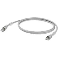 Weidmuller 1165940040 RJ45 Netwerkkabel, patchkabel CAT 6A S/FTP 4.00 m Grijs UL gecertificeerd 1 stuk(s)