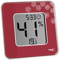 TFA-Dostmann Style 30.5021.05 Thermo- en hygrometer Rood