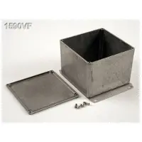 Hammond Electronics 1590VFBK Universele behuizing 119.5 x 119.5 x 94 Aluminium Zwart 1 stuk(s)