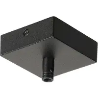 SLV Plafondrozet Glenos zwart