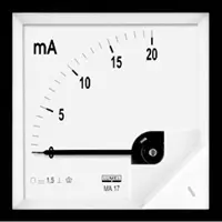 Lumel MA17 600A/60mA MA17 600A/60mV Inbouwmeetinstrument 72 x 72 mm 600 A/DC (60 mV)  Draaispoel