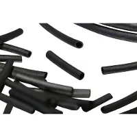 Hellermanntyton H40BKX100M-CR-BK Isolatieslang Zwart 4 mm Chloroprene rubber Inhoud: 100 m