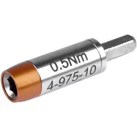 Bernstein Werkzeugfabrik 4-975 Draaimomentadapter Voor insteekgereedschap Zeskant 0.5 Nm (max)