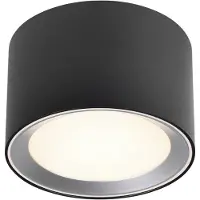 Nordlux Andre LED-inbouwlamp Energielabel: F (A - G) LED LED Warmwit tot neutraalwit Zwart