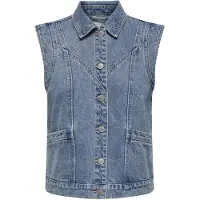 ONLY Bodywarmer 'ONLKennedy' blauw denim
