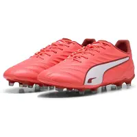 Puma Voetbalschoen 'King Pro' rood / watermeloen rood