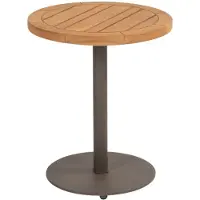 4 Seasons Outdoor Volta bijzettafel met middenpoot 45xH55 cm aluminium terre